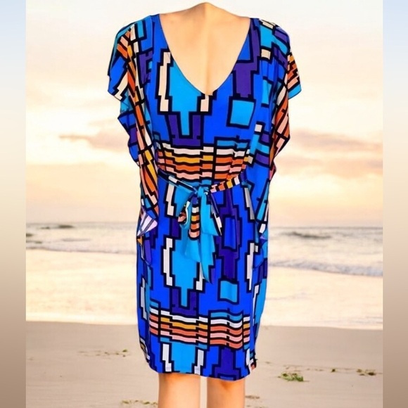 Attention XS Mod Dress With Butterfly Sleeves Knee Length ❤️ - Picture 3 of 14